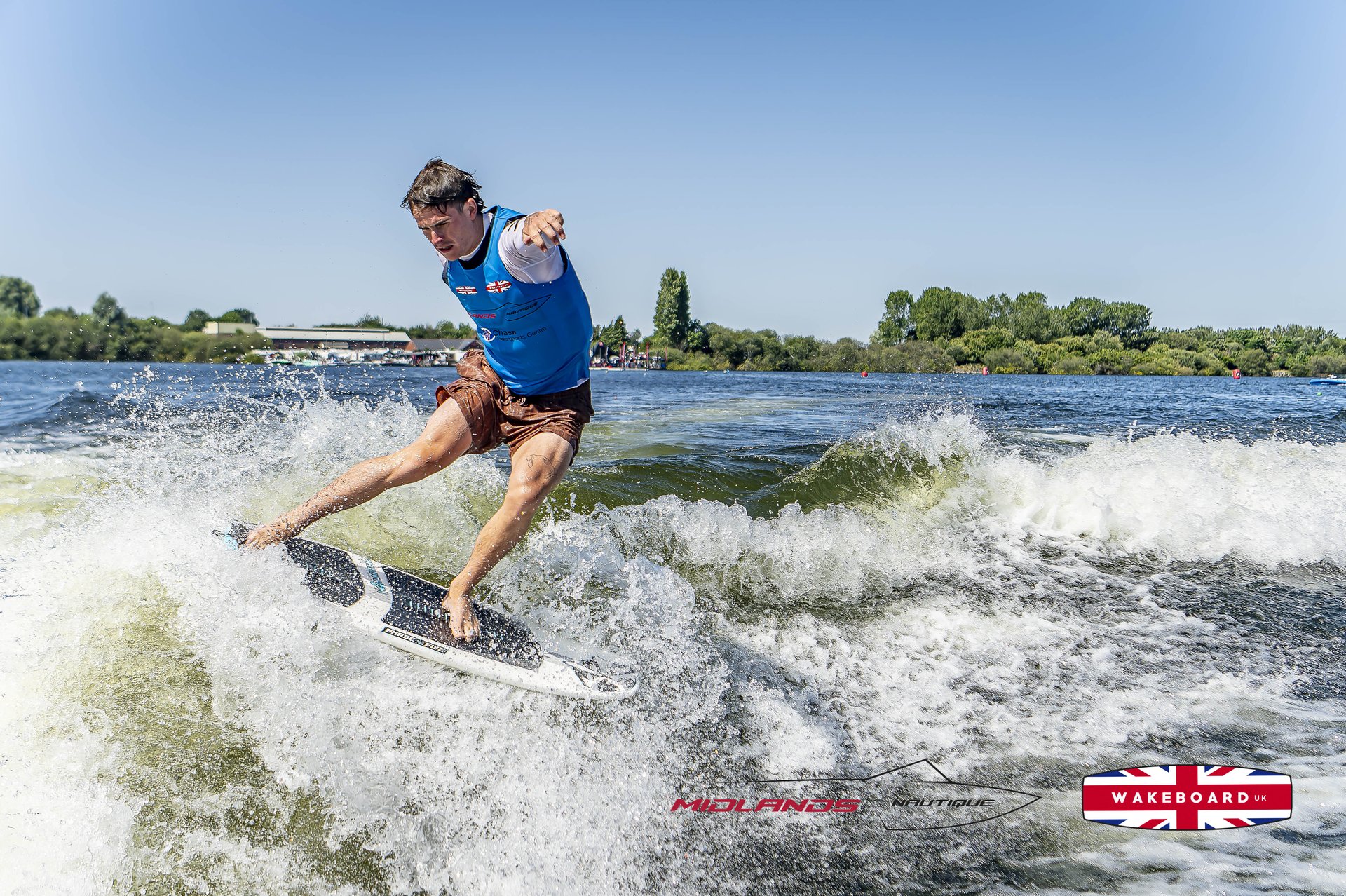 Rider at the 2025 Midlands Nautique UK Wake Nationals Wakesurf