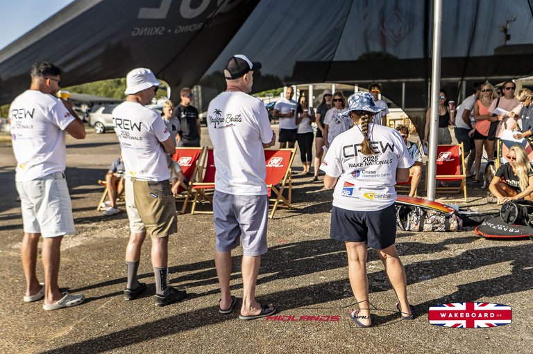 Rider at the 2025 Midlands Nautique UK Wake Nationals Wakesurf - Photos Mantis Pro Media