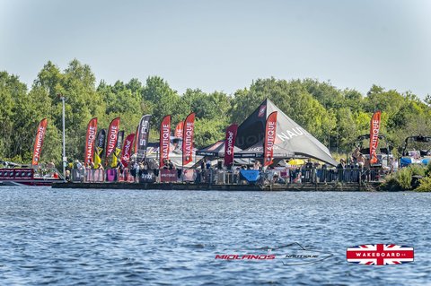 Rider at the 2025 Midlands Nautique UK Wake Nationals Wakesurf - Photos Mantis Pro Media