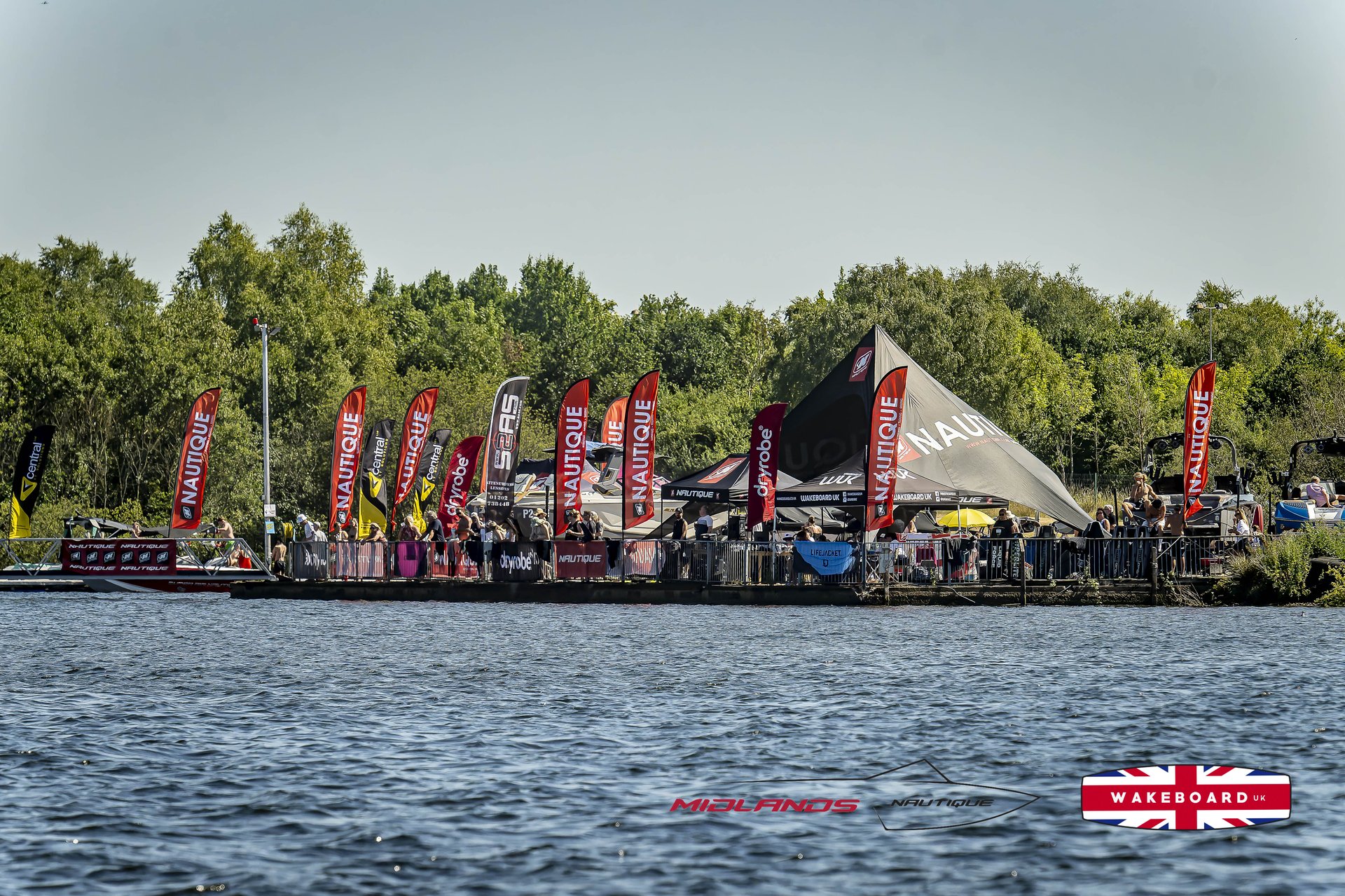 Rider at the 2025 Midlands Nautique UK Wake Nationals Wakesurf