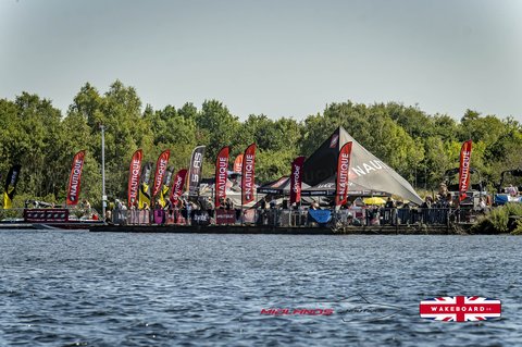 Rider at the 2025 Midlands Nautique UK Wake Nationals Wakesurf - Photos Mantis Pro Media