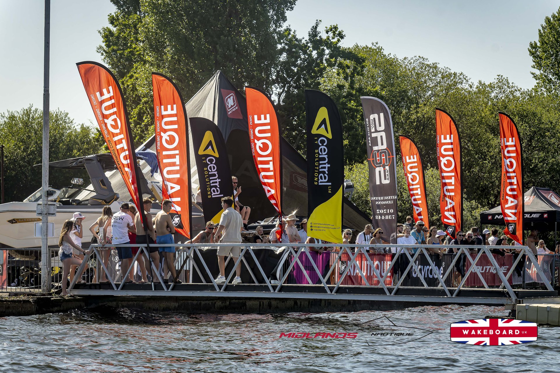 Rider at the 2025 Midlands Nautique UK Wake Nationals Wakesurf