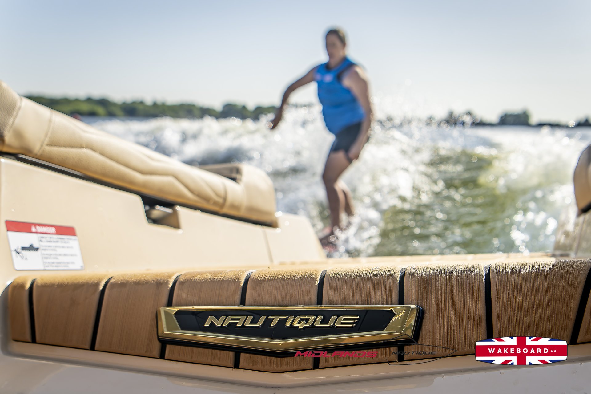 Rider at the 2025 Midlands Nautique UK Wake Nationals Wakesurf