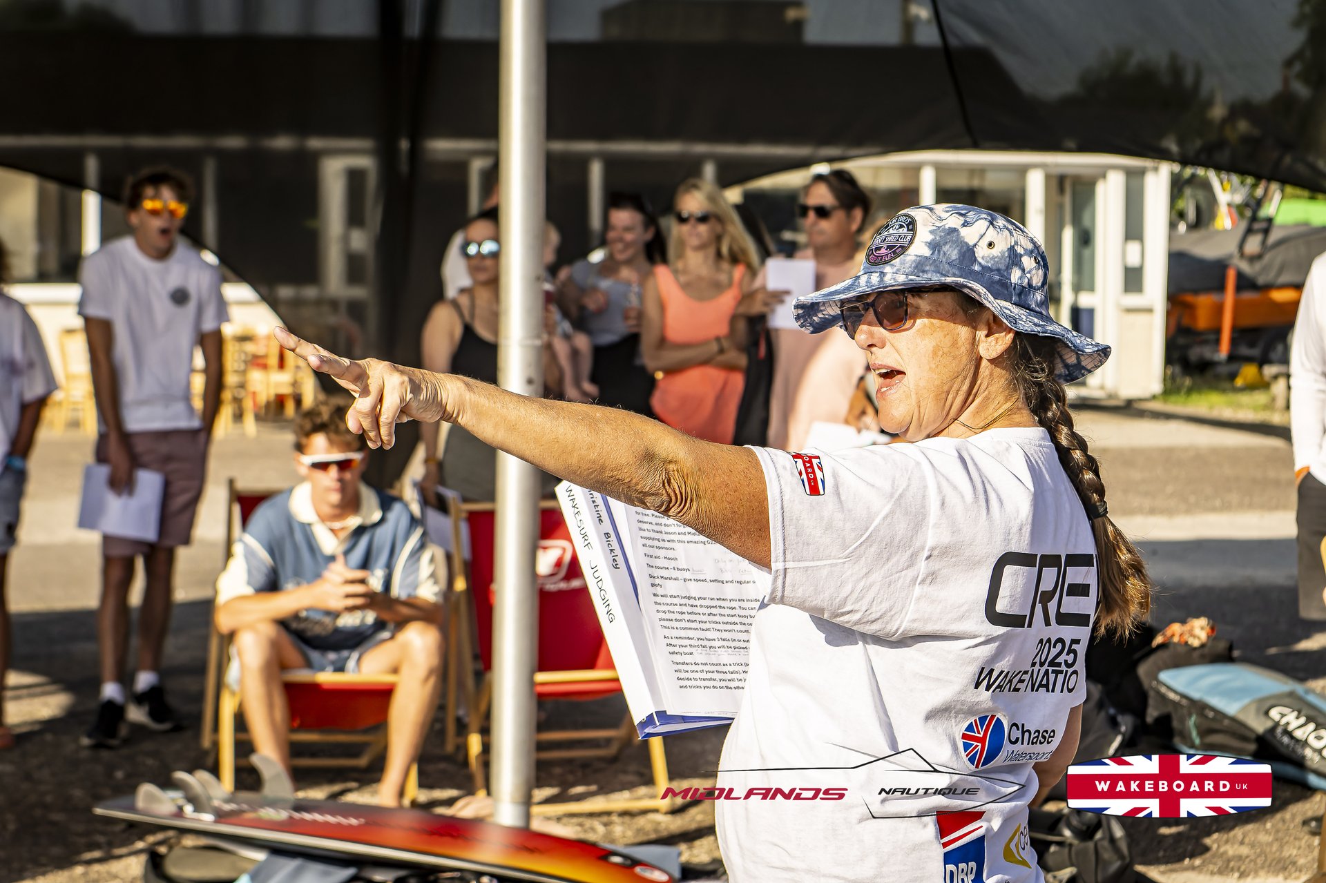 Rider at the 2025 Midlands Nautique UK Wake Nationals Wakesurf