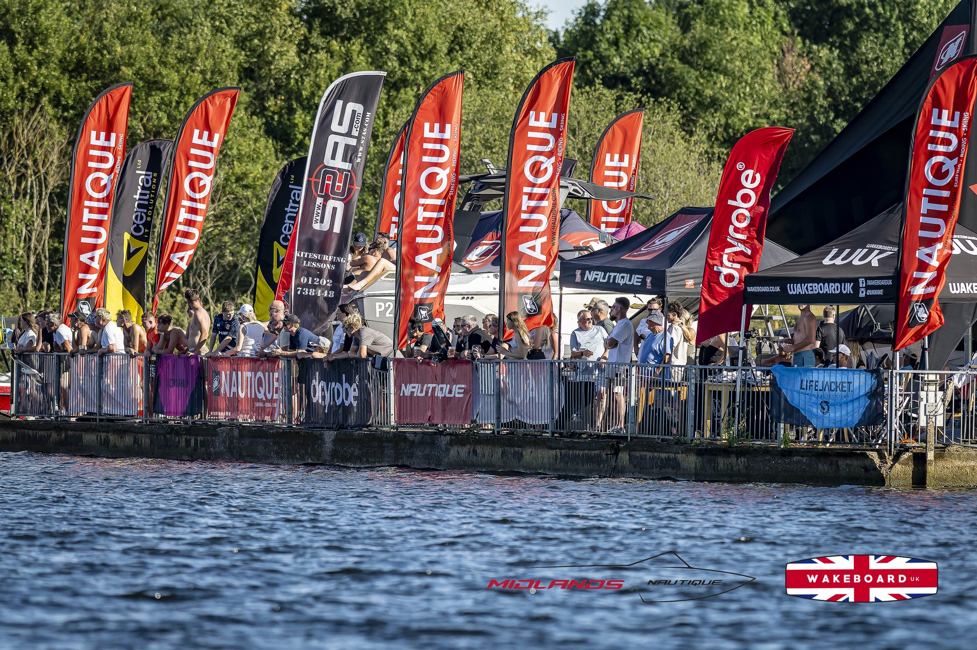 Rider at the 2025 Midlands Nautique UK Wake Nationals Wakesurf