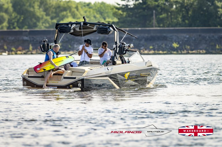 Rider at the 2025 Midlands Nautique UK Wake Nationals Wakesurf