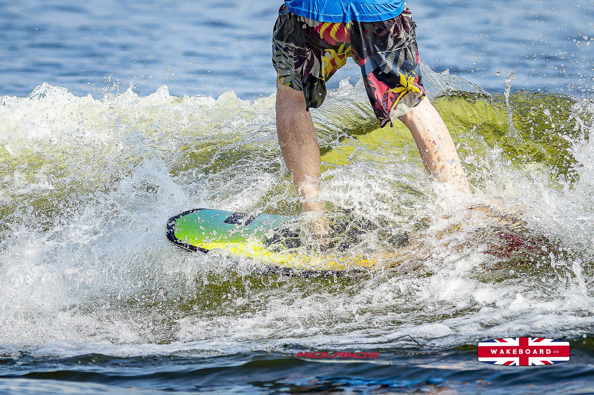 Rider at the 2025 Midlands Nautique UK Wake Nationals Wakesurf