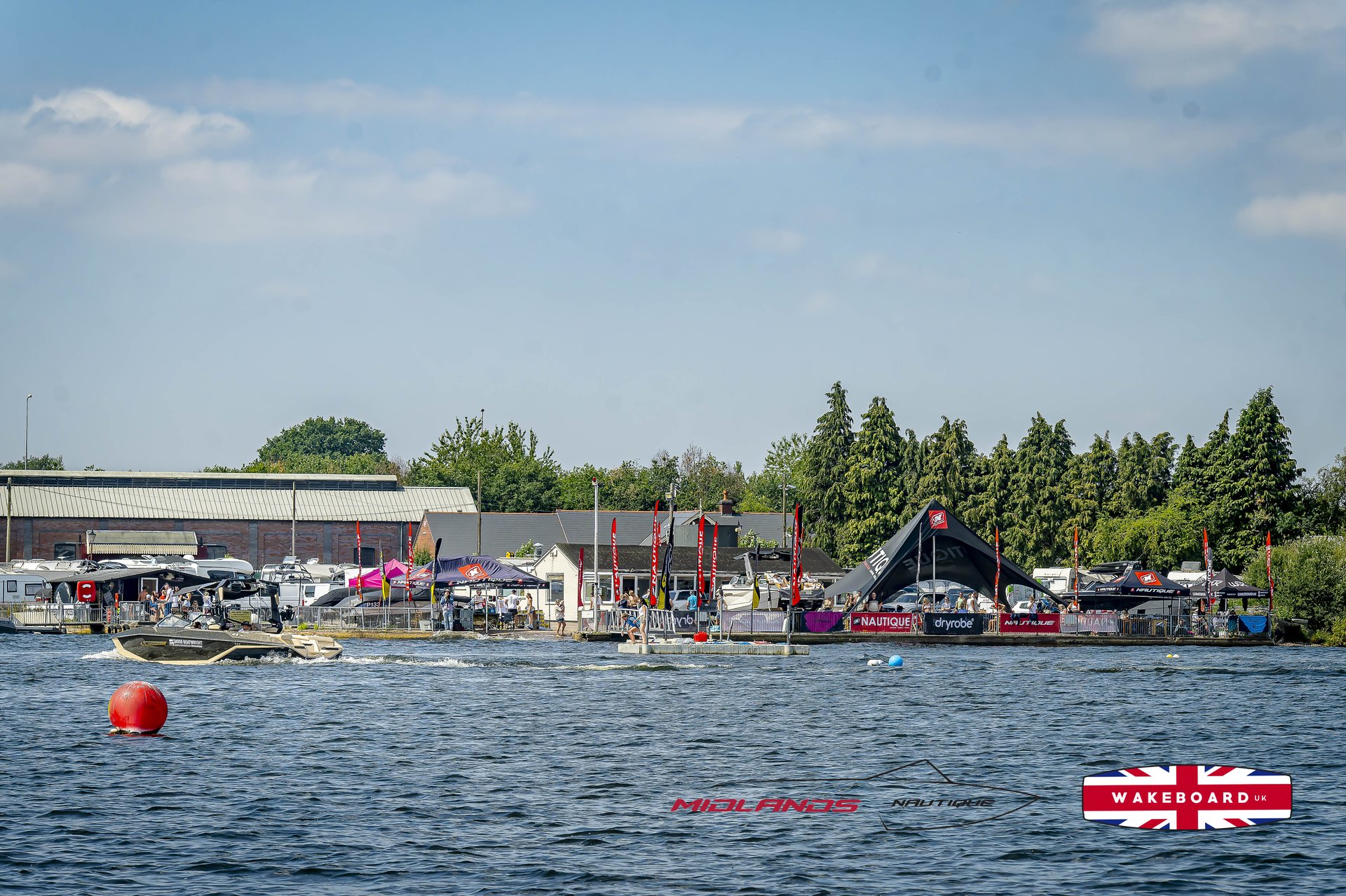 Rider at the 2025 Midlands Nautique UK Wake Nationals Wakesurf