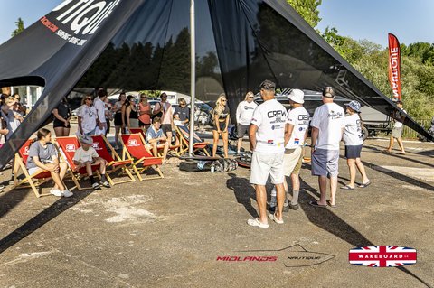 Rider at the 2025 Midlands Nautique UK Wake Nationals Wakesurf - Photos Mantis Pro Media