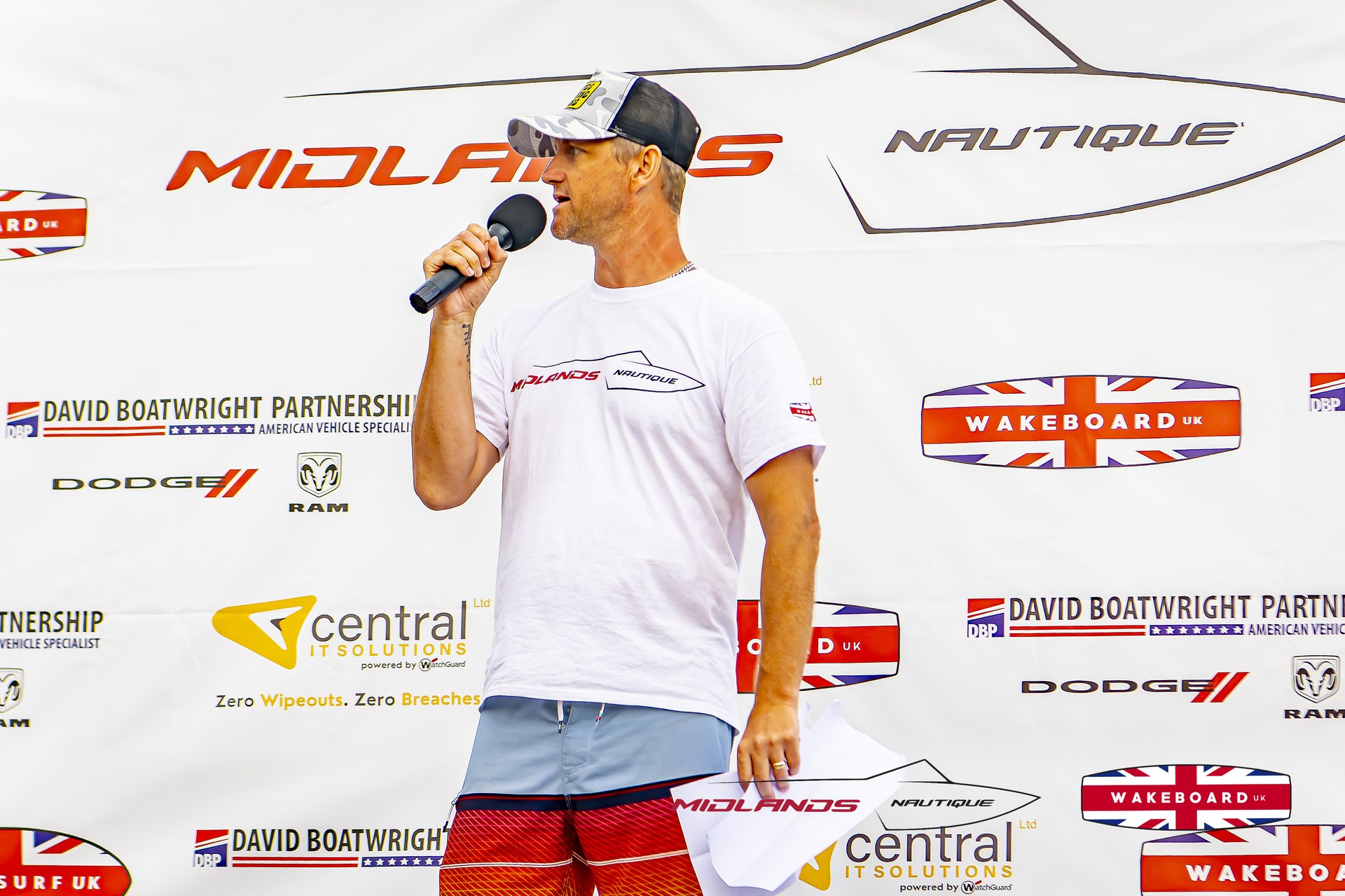 Rider at the 2025 Midlands Nautique UK Wake Nationals Wakesurf