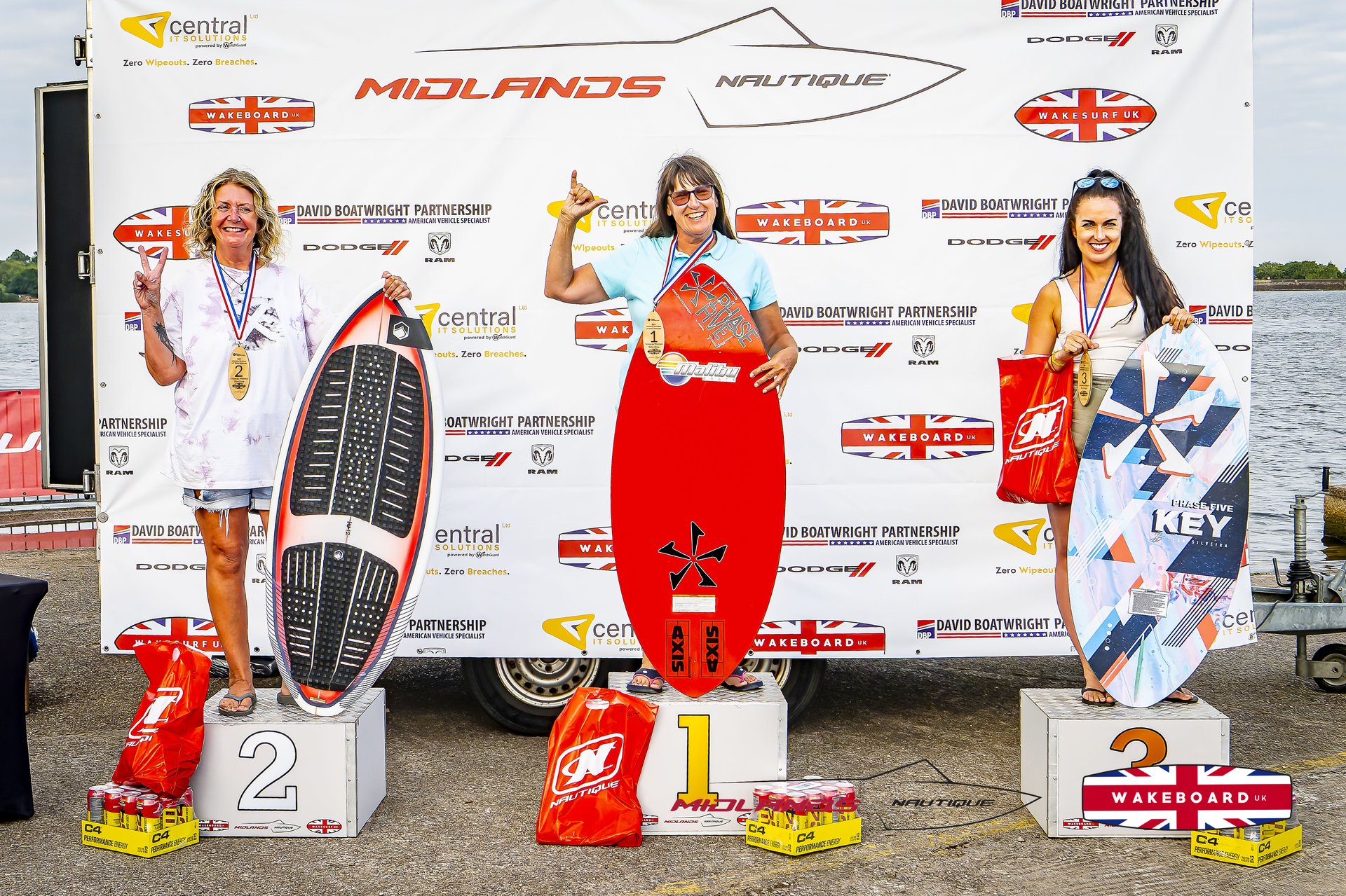Rider at the 2025 Midlands Nautique UK Wake Nationals Wakesurf