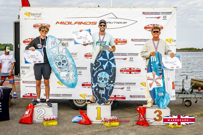 Rider at the 2025 Midlands Nautique UK Wake Nationals Wakesurf - Photos Mantis Pro Media