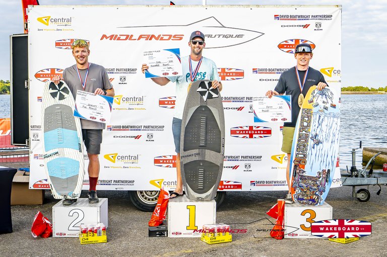 Rider at the 2025 Midlands Nautique UK Wake Nationals Wakesurf - Photos Mantis Pro Media