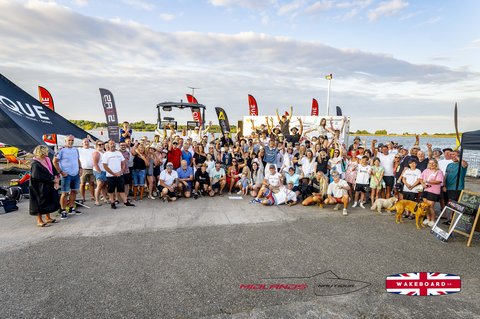 Rider at the 2025 Midlands Nautique UK Wake Nationals Wakesurf - Photos Mantis Pro Media