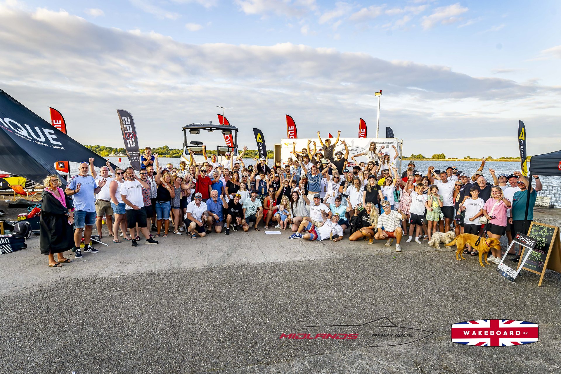 Rider at the 2025 Midlands Nautique UK Wake Nationals Wakesurf