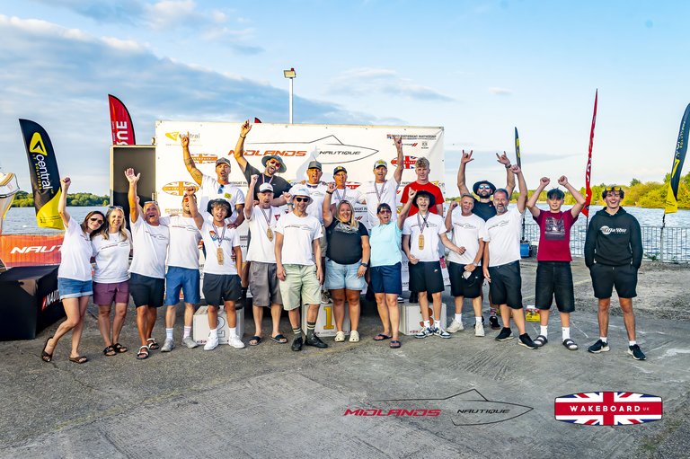 Rider at the 2025 Midlands Nautique UK Wake Nationals Wakesurf - Photos Mantis Pro Media