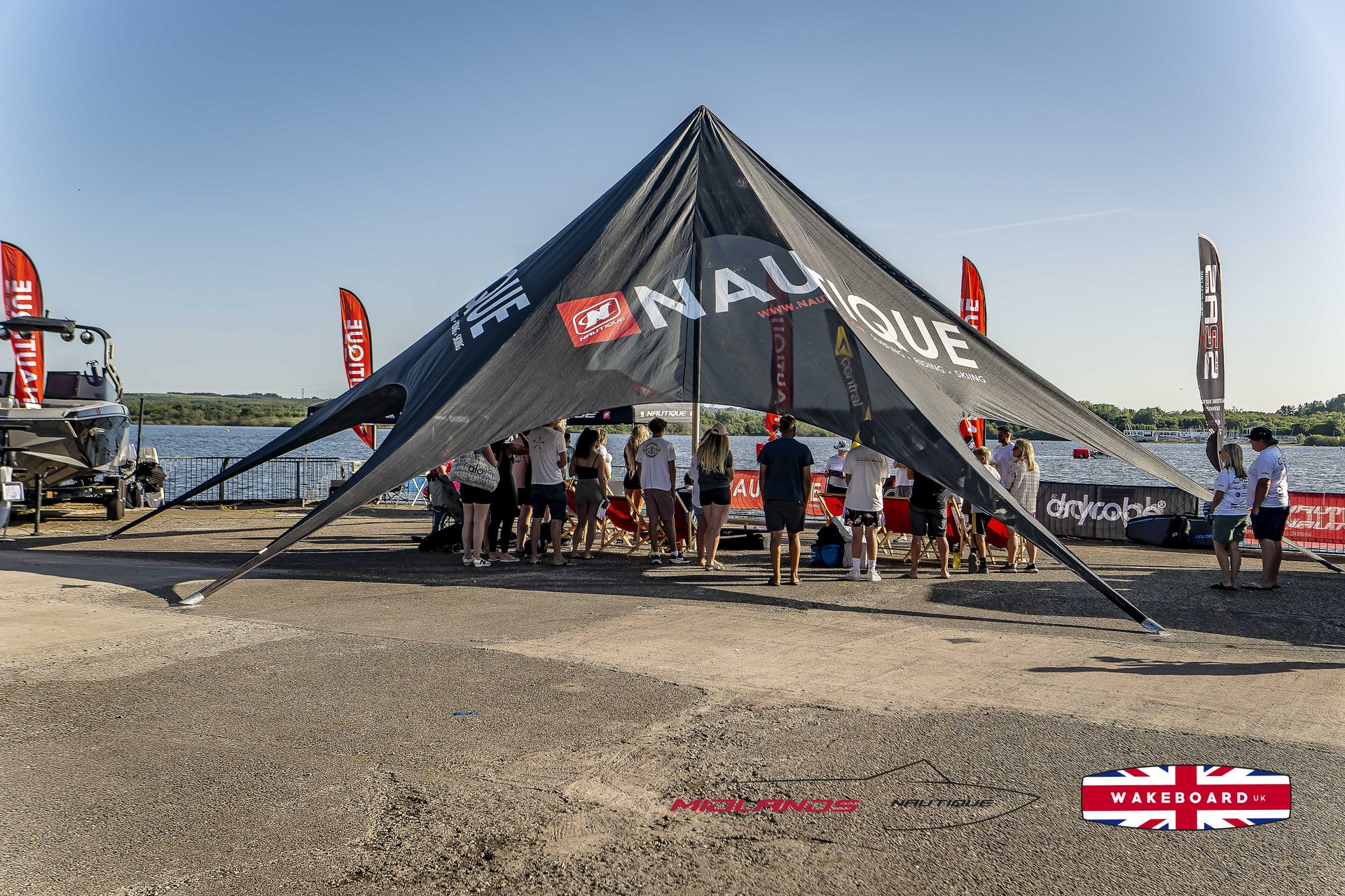 Rider at the 2025 Midlands Nautique UK Wake Nationals Wakesurf