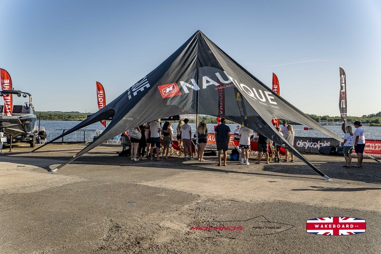 Rider at the 2025 Midlands Nautique UK Wake Nationals Wakesurf - Photos Mantis Pro Media