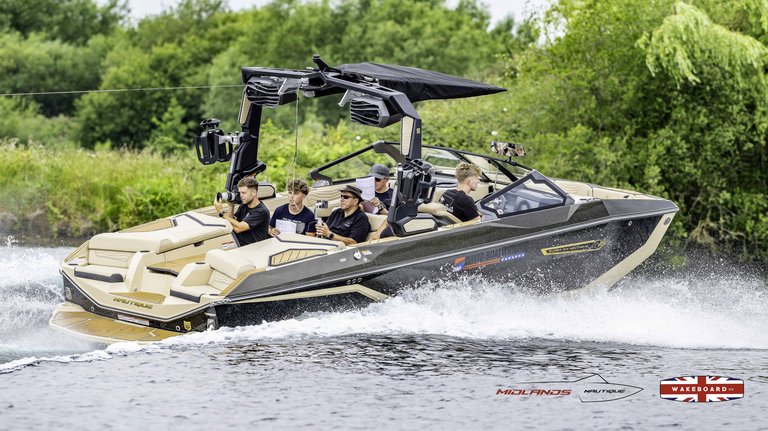 Rider at the 2025 Midlands Nautique Wake Open - Photo Mantis Pro Media