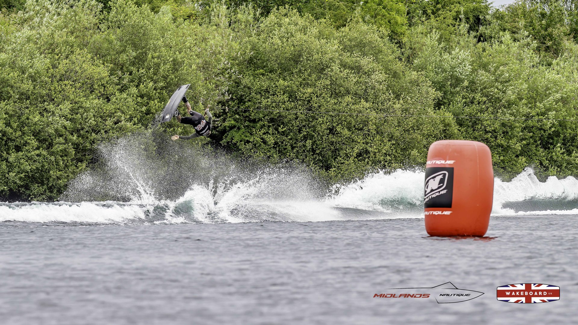 Rider at the 2025 Midlands Nautique Wake Open