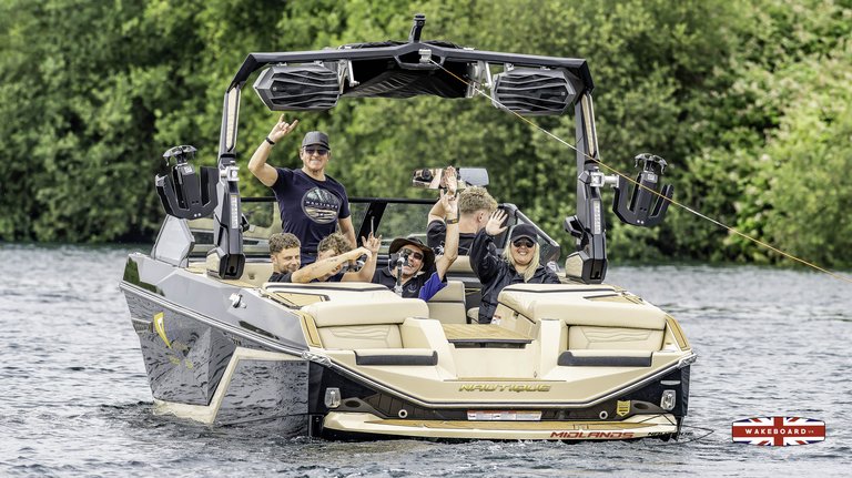 Rider at the 2025 Midlands Nautique Wake Open - Photo Mantis Pro Media