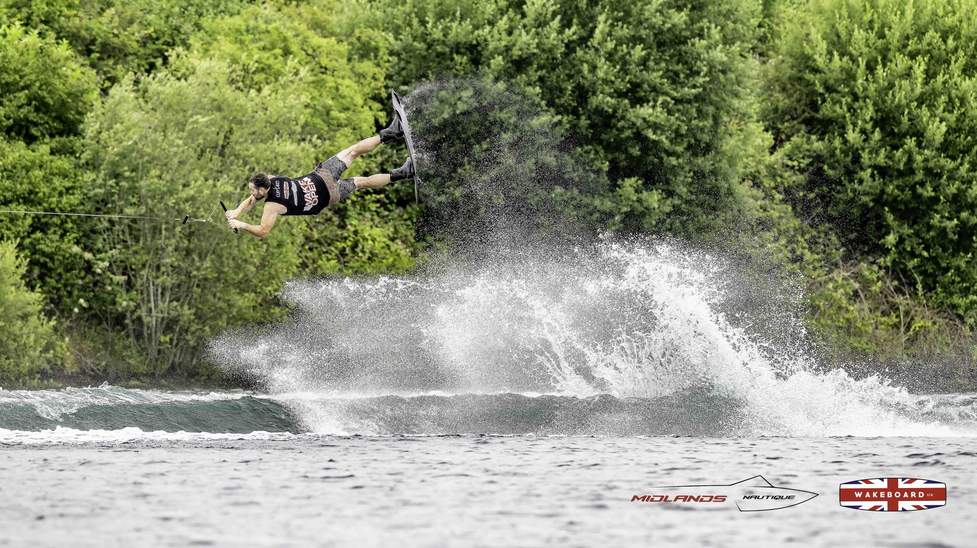 Rider at the 2025 Midlands Nautique Wake Open