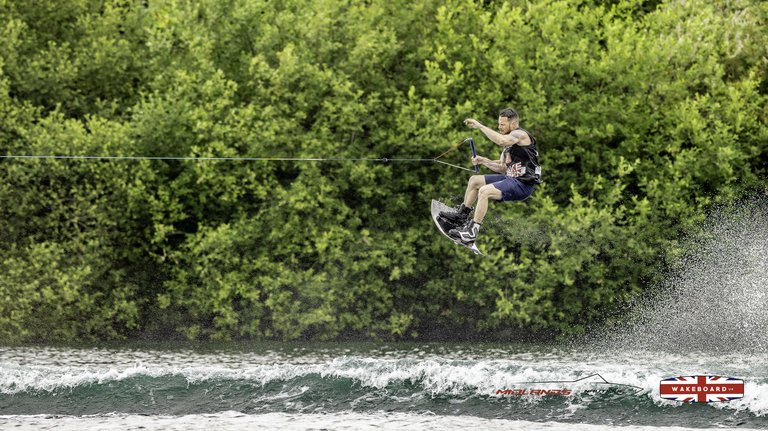 Rider at the 2025 Midlands Nautique Wake Open - Photo Mantis Pro Media