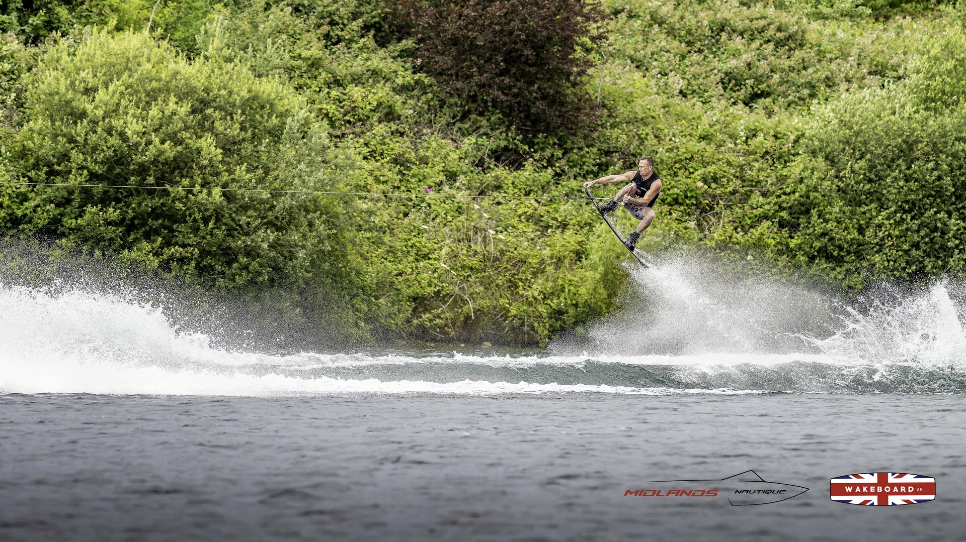Rider at the 2025 Midlands Nautique Wake Open