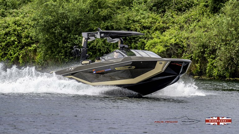 Rider at the 2025 Midlands Nautique Wake Open - Photo Mantis Pro Media