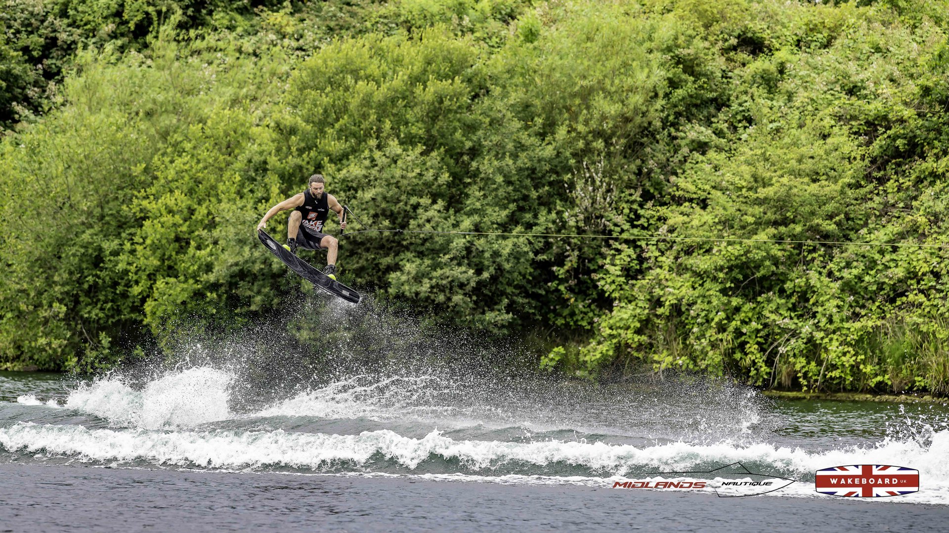 Rider at the 2025 Midlands Nautique Wake Open