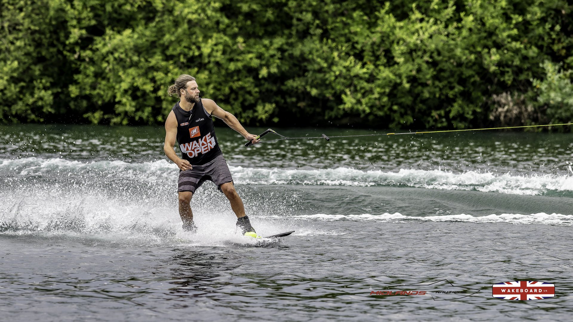 Rider at the 2025 Midlands Nautique Wake Open