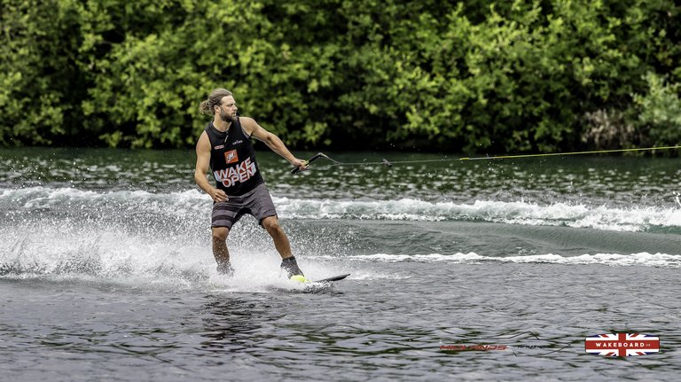 Rider at the 2025 Midlands Nautique Wake Open - Photo Mantis Pro Media