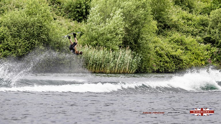Rider at the 2025 Midlands Nautique Wake Open - Photo Mantis Pro Media