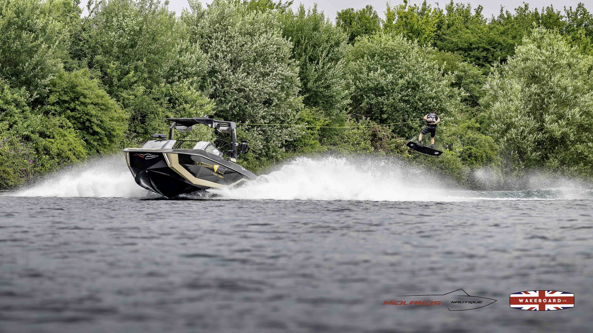 Rider at the 2025 Midlands Nautique Wake Open