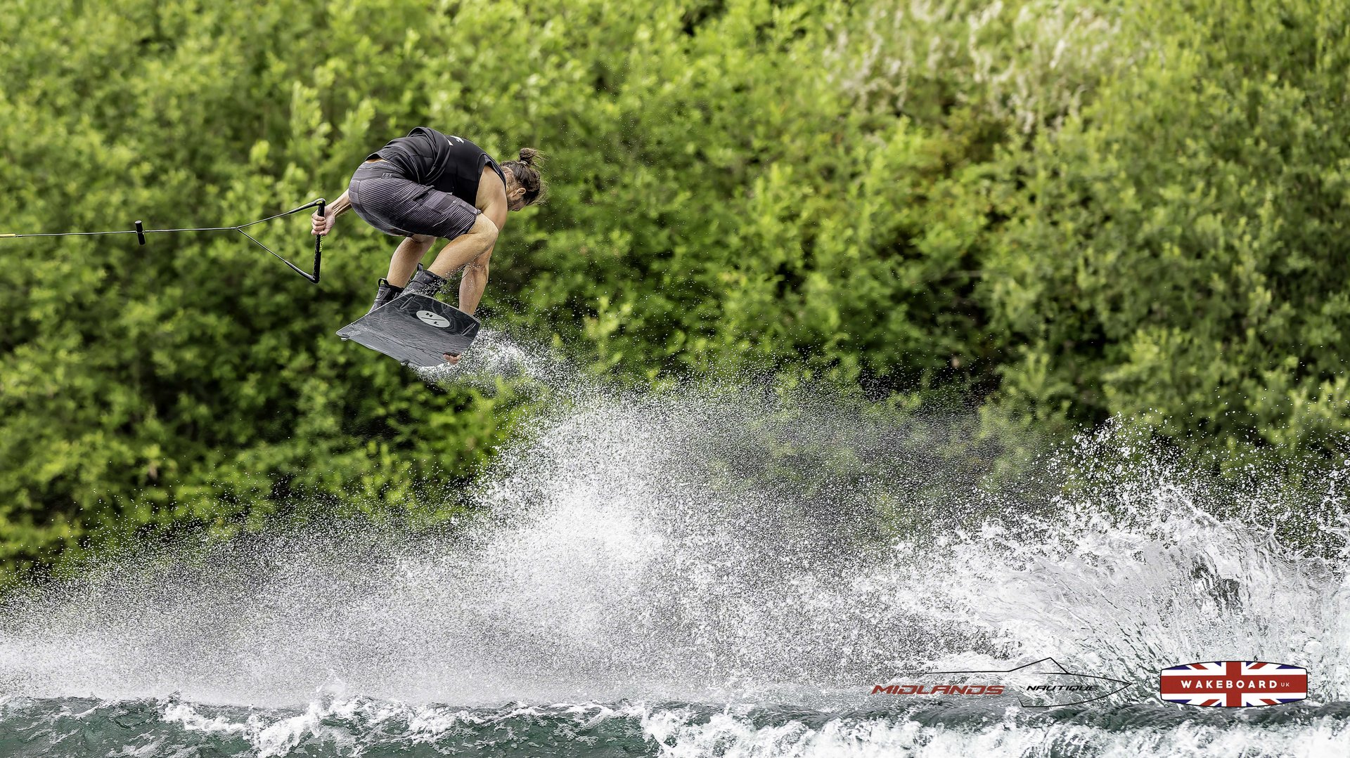Rider at the 2025 Midlands Nautique Wake Open