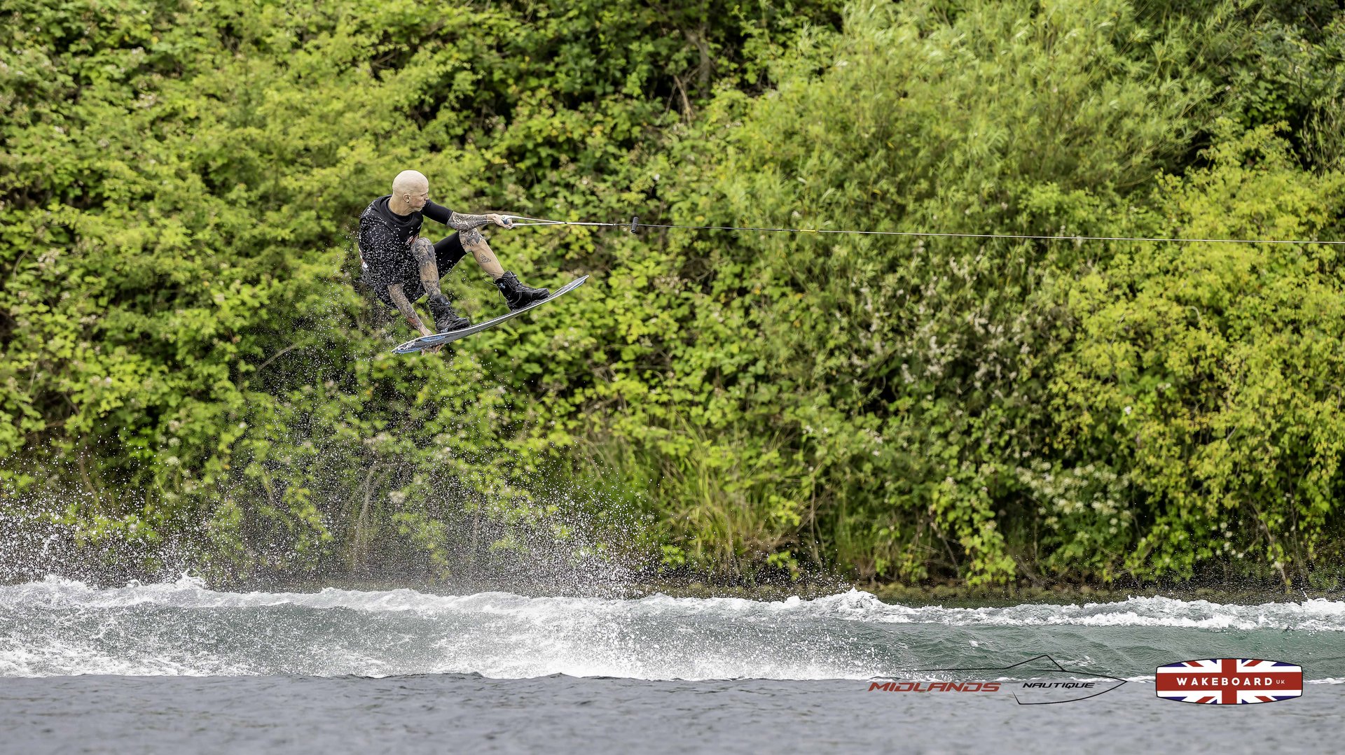 Rider at the 2025 Midlands Nautique Wake Open
