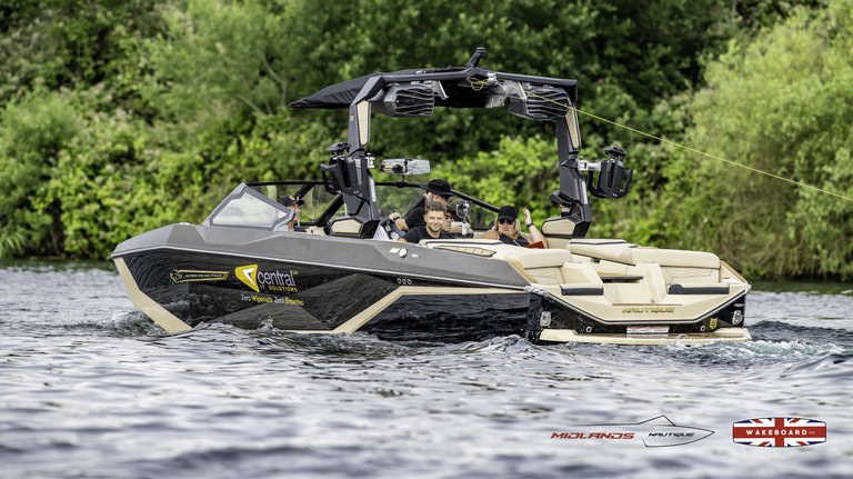 Rider at the 2025 Midlands Nautique Wake Open - Photo Mantis Pro Media