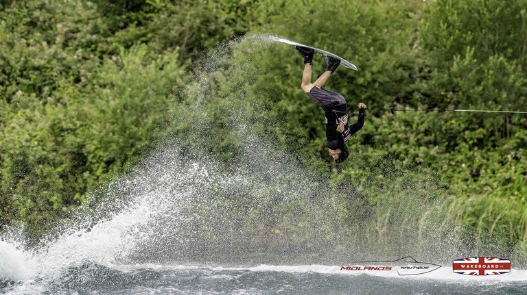 Rider at the 2025 Midlands Nautique Wake Open - Photo Mantis Pro Media