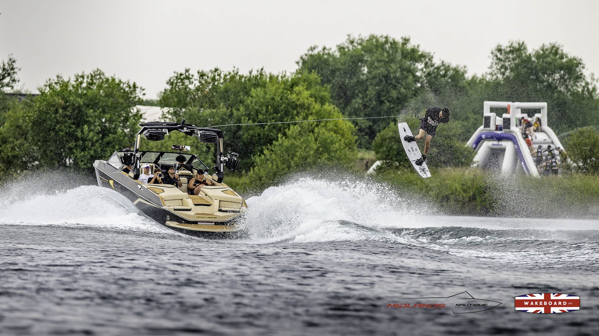 Rider at the 2025 Midlands Nautique Wake Open