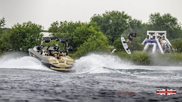 Rider at the 2025 Midlands Nautique Wake Open - Photo Mantis Pro Media