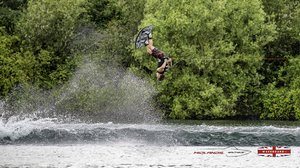 Rider at the 2025 Midlands Nautique Wake Open - Photo Mantis Pro Media