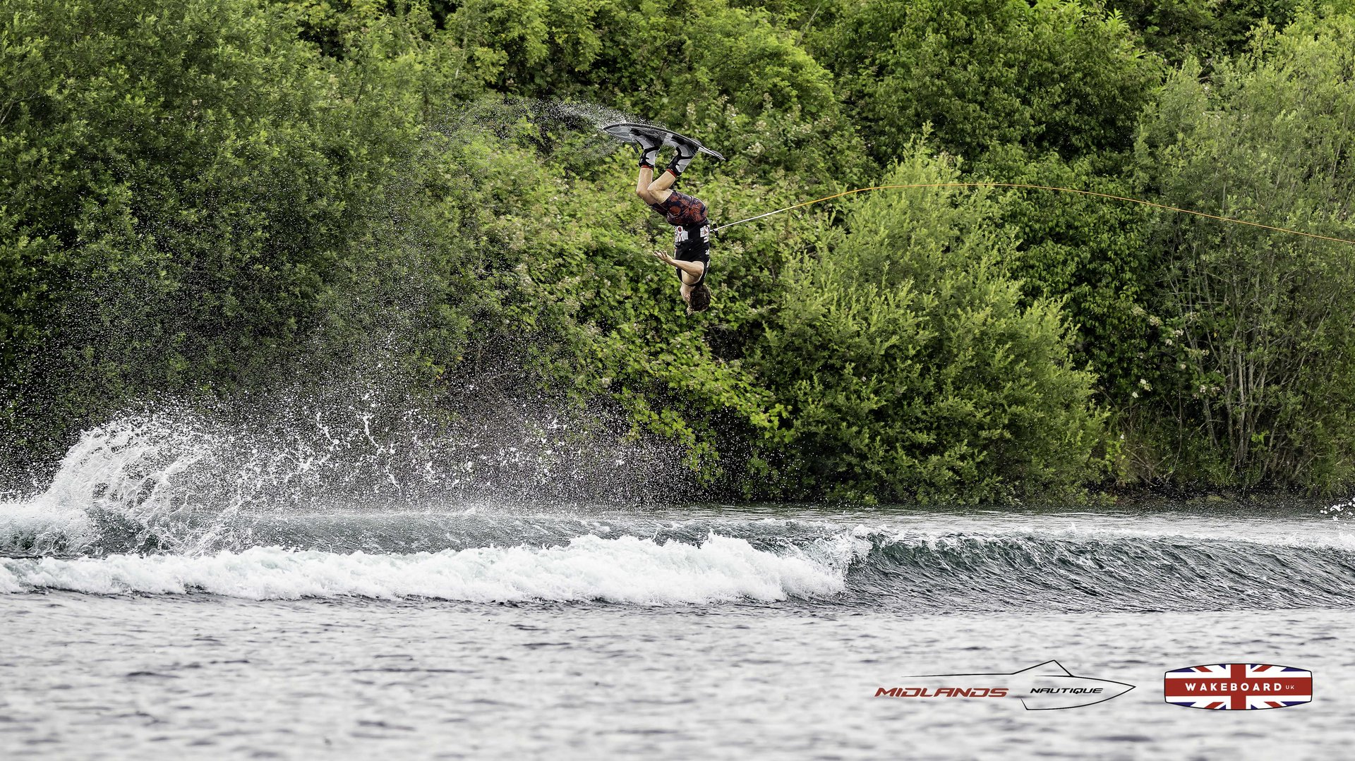 Rider at the 2025 Midlands Nautique Wake Open