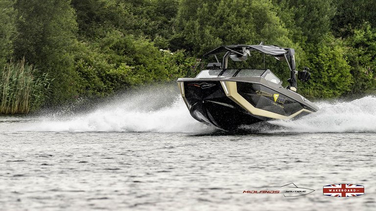 Rider at the 2025 Midlands Nautique Wake Open - Photo Mantis Pro Media