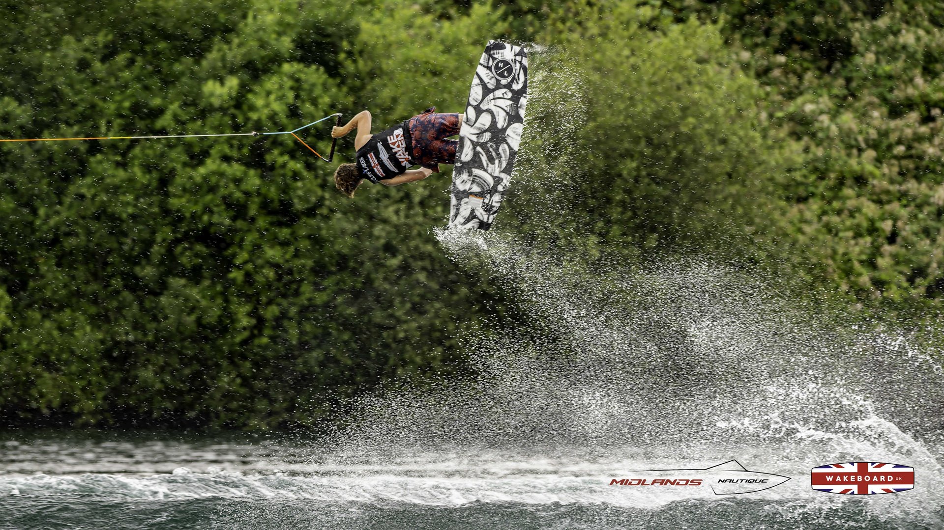 Rider at the 2025 Midlands Nautique Wake Open