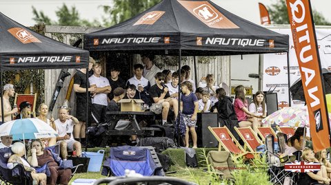 Rider at the 2025 Midlands Nautique Wake Open - Photo Mantis Pro Media