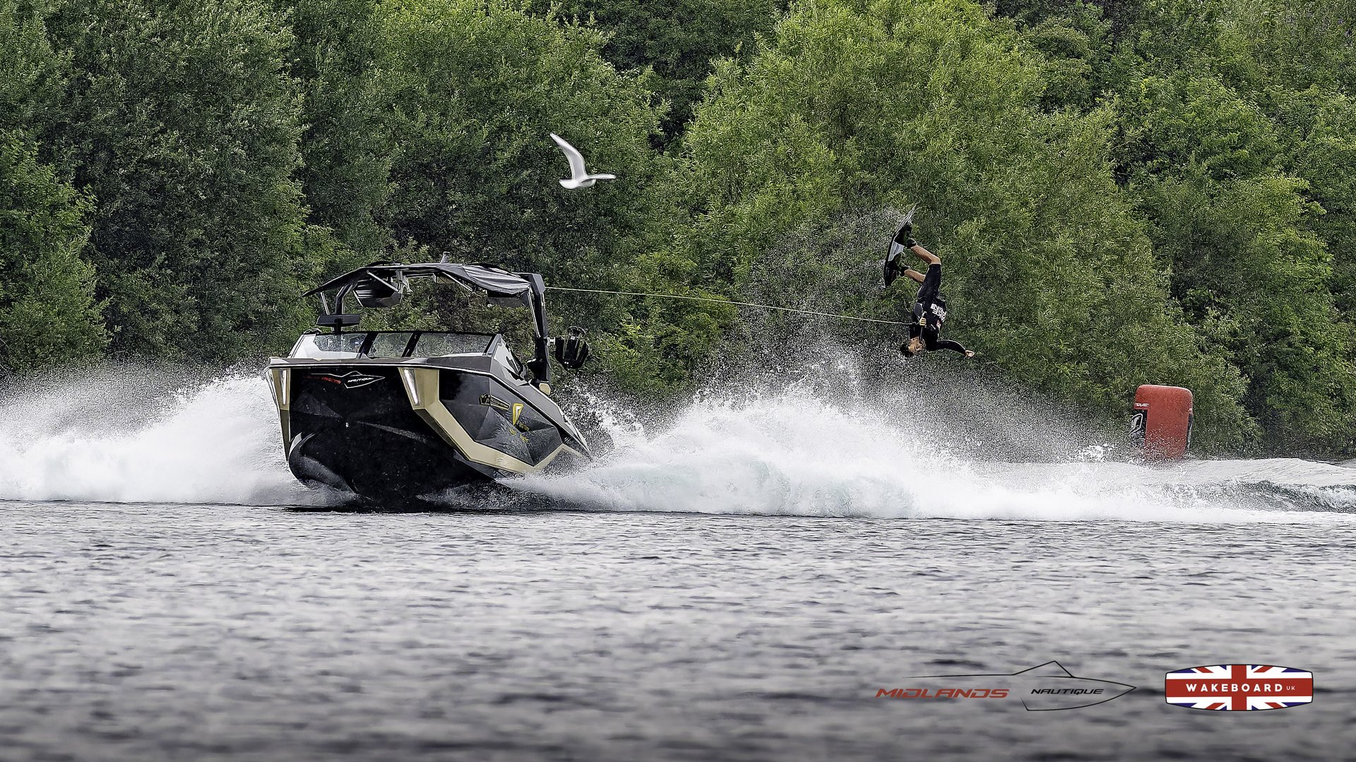 Rider at the 2025 Midlands Nautique Wake Open
