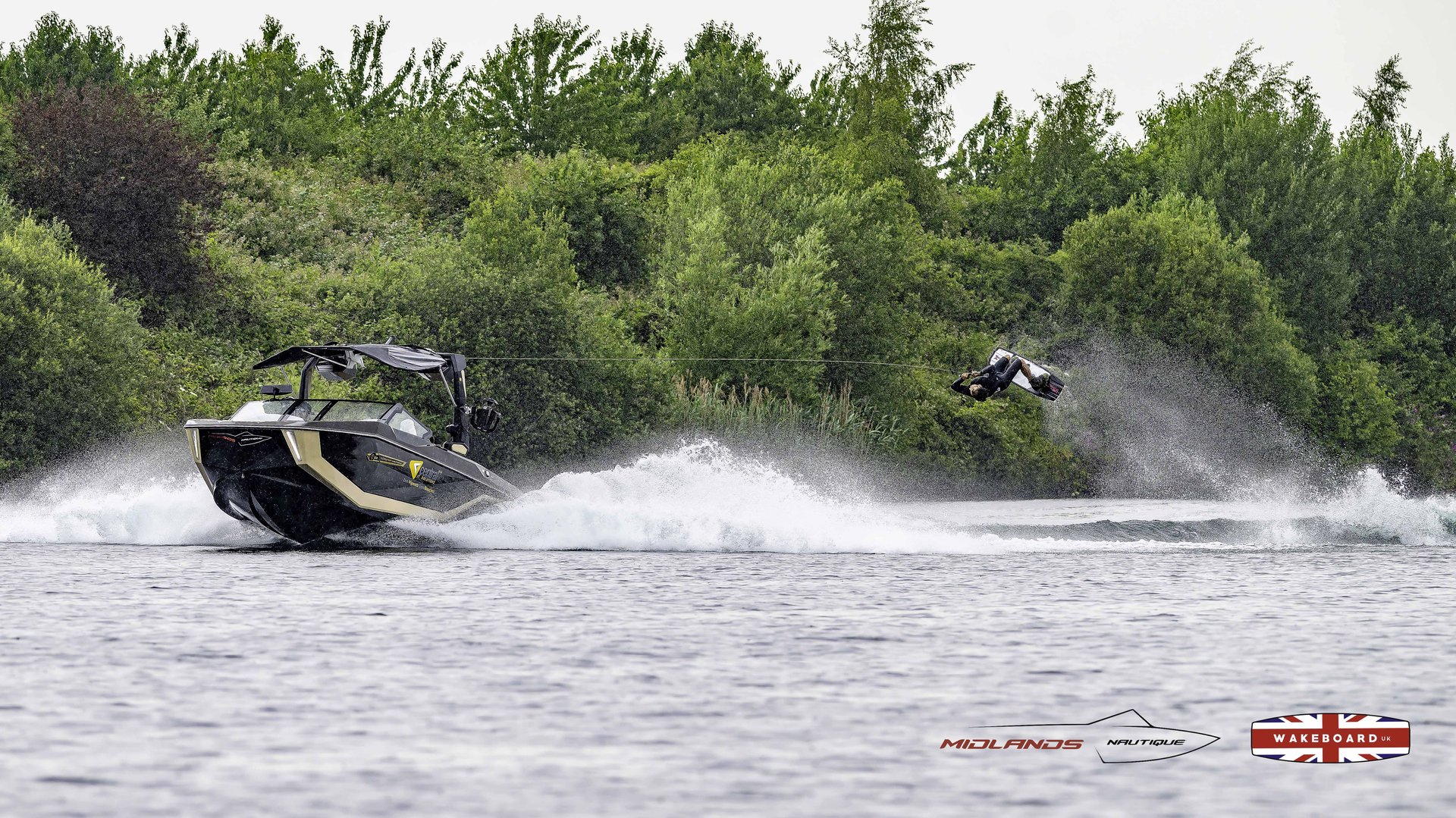 Rider at the 2025 Midlands Nautique Wake Open