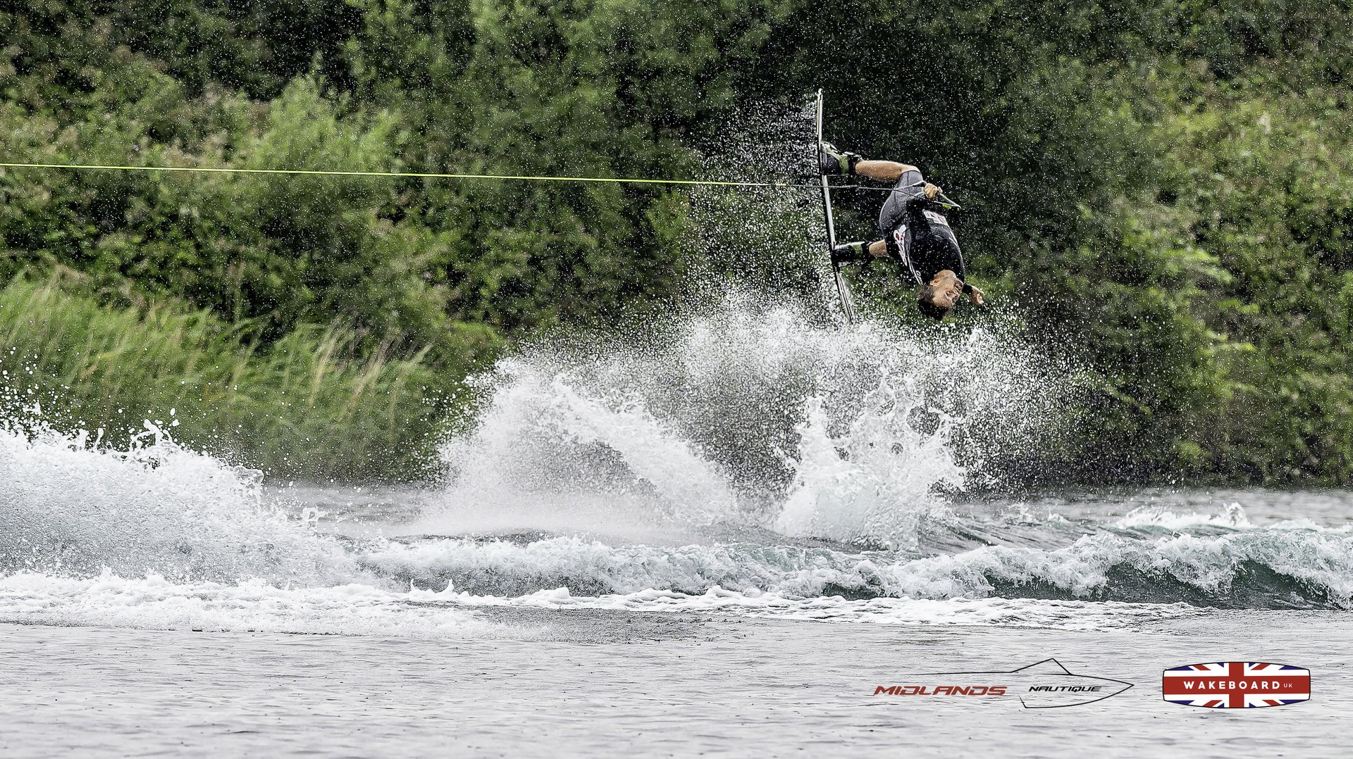 Rider at the 2025 Midlands Nautique Wake Open