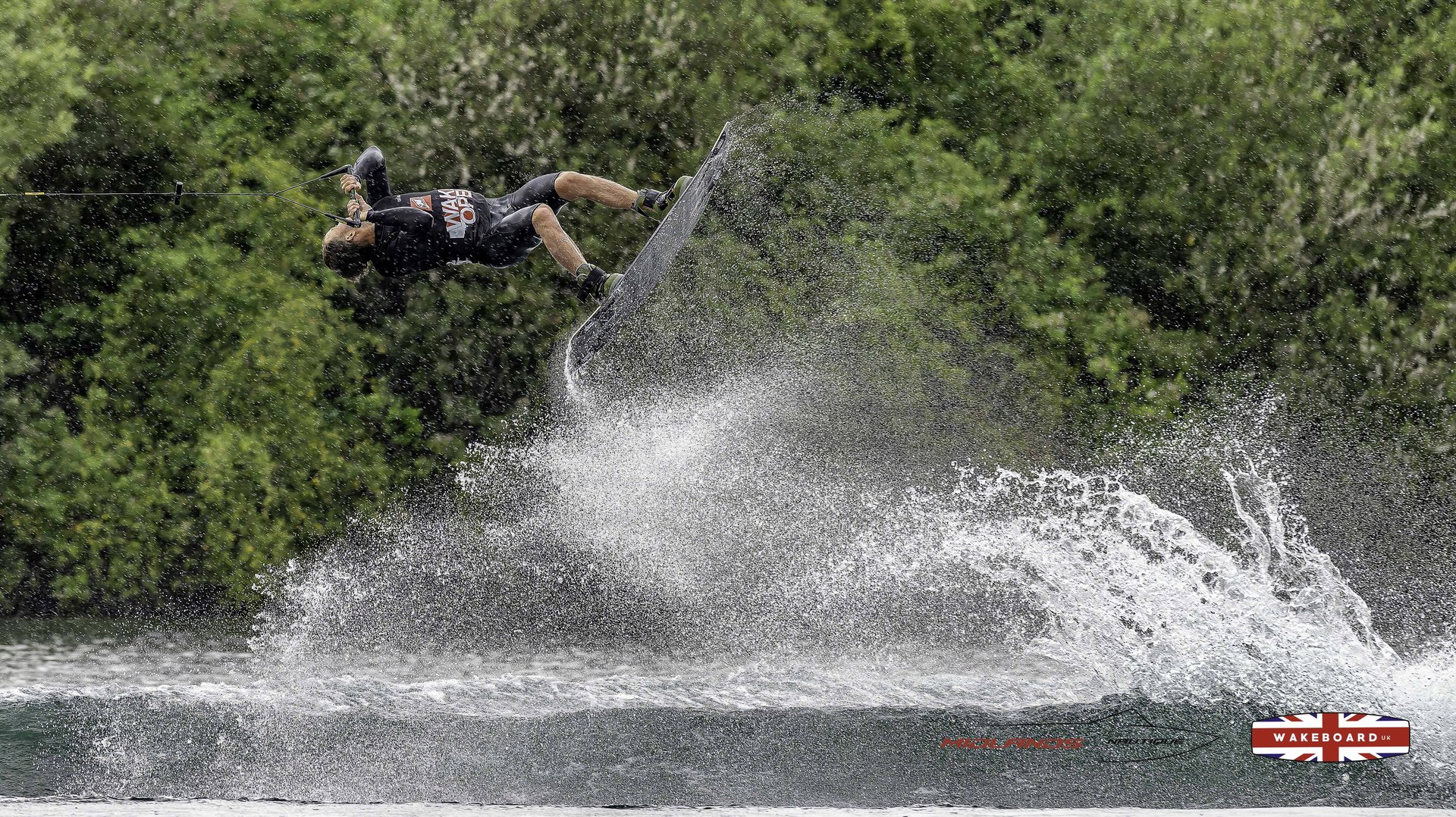 Rider at the 2025 Midlands Nautique Wake Open