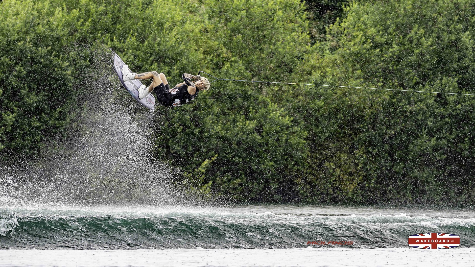 Rider at the 2025 Midlands Nautique Wake Open